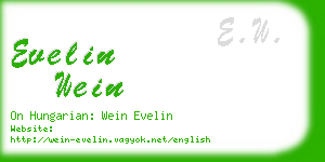 evelin wein business card